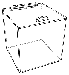 Box w/hinged lid #LCJ8